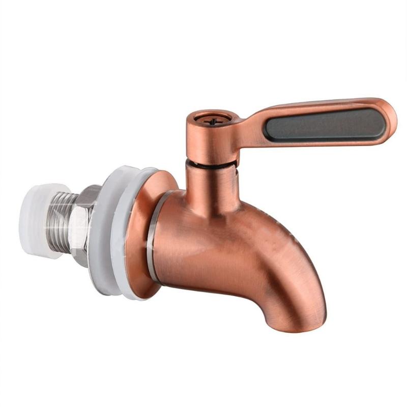 

Stainless Steel Wine Barrels Tap with Adjustable Flows Control Leak Proof Faucet Spigot For Home Brewing Commercial Use 1