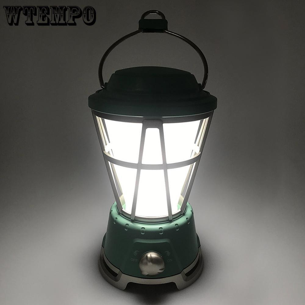 Camping Horse Lamp Outdoor Charging Flame Effect Atmosphere Lamp Retro Solar Camping Lighting
