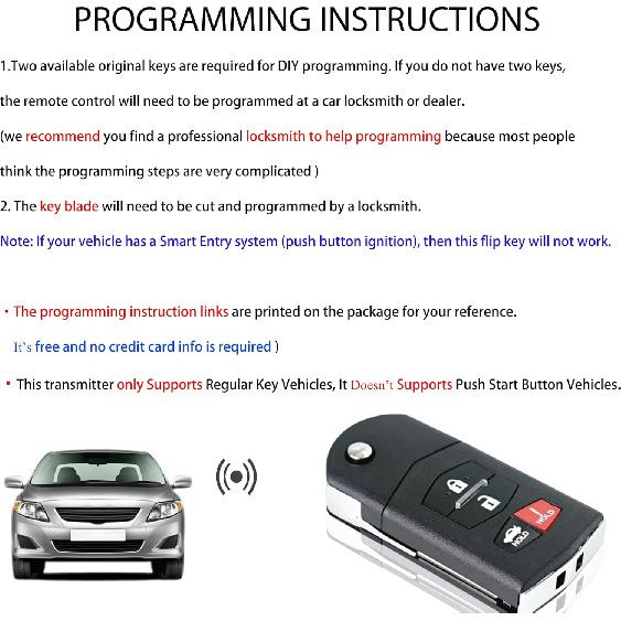 MechanMagic Key Fob Remote Replacement Fits for 2006 2007 2008 2009 2010 2011 2012 2013 2014 2015 Mazda MX-5 Miata/Mazda 3/Mazda 6 BGBX1T478SKE125-01