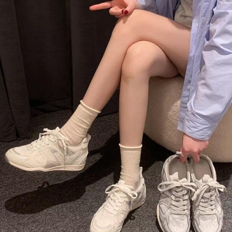 Thin mesh breathable little white shoes women's summer new versatile flat bottom comfortable leisure sports