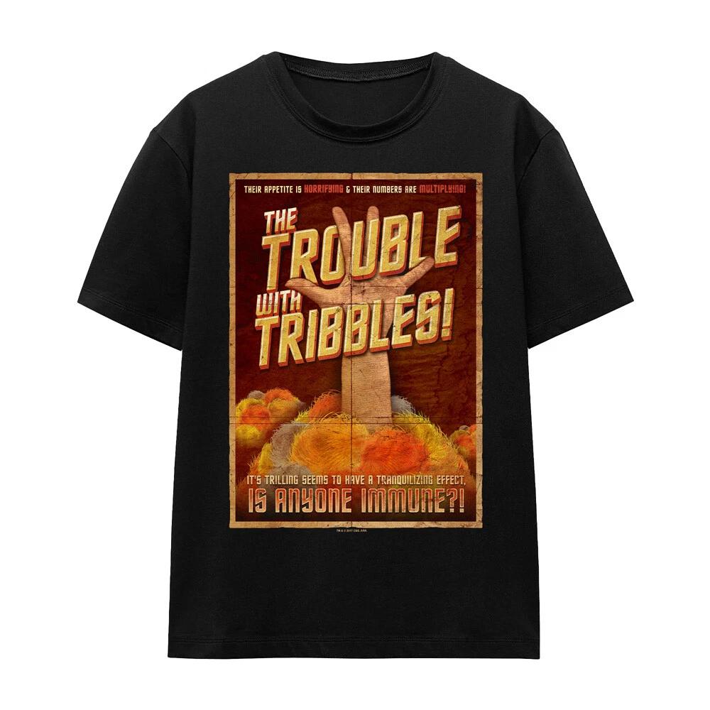 Star Trek Tribbles: The Movie Ladies T-Shirt S-2XL, Black 2XL