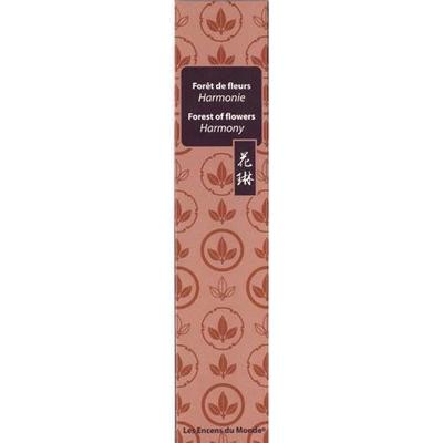 Incense - Les Encens Du Monde - Forest of Flowers - 40 Sticks - Welcoming Aroma - Mixed
