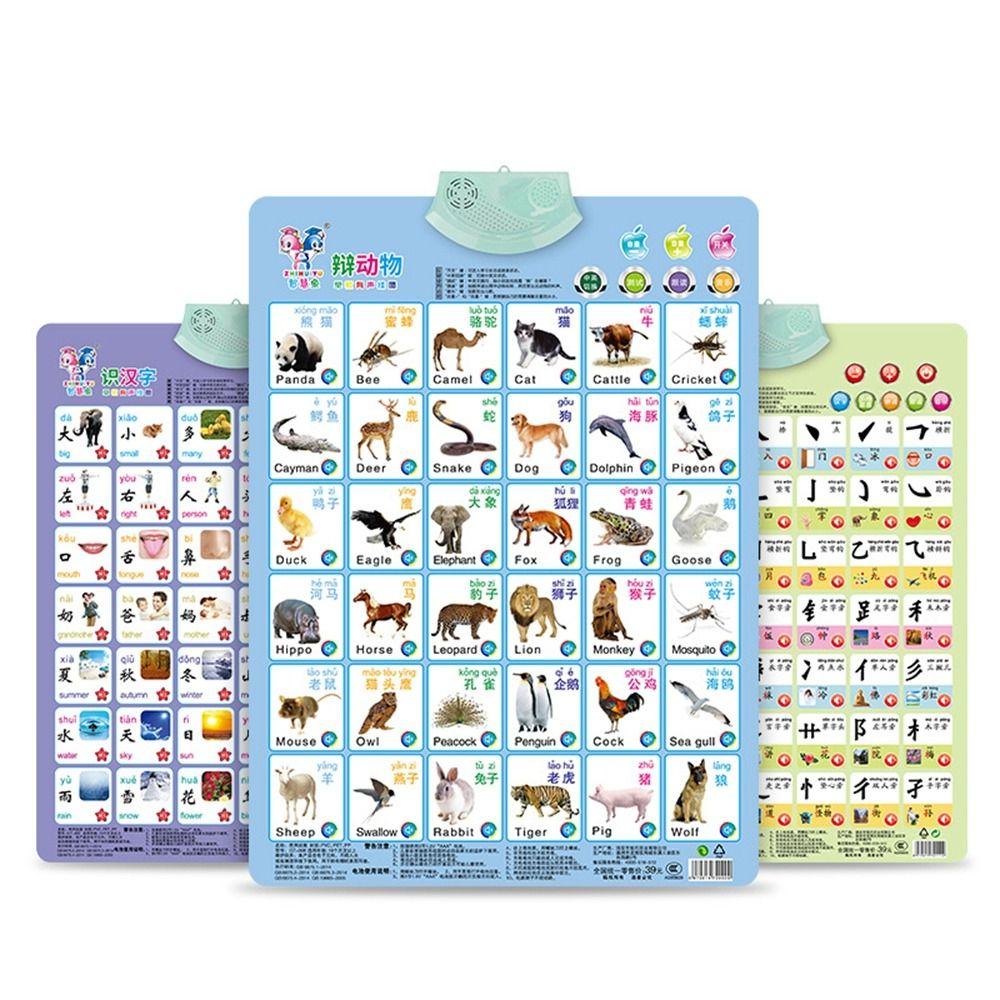 

Children s Voice Audio Book Baby Learning Toys Children s Cognitive Enlightenment Audio Wall Chart E