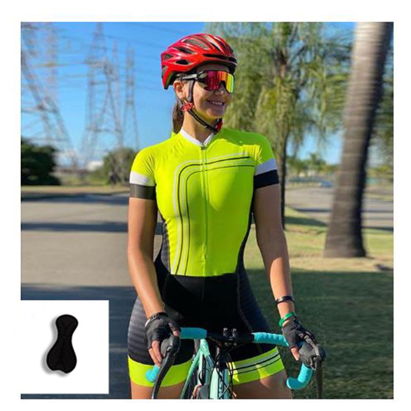 Women's Summer Short Sleeve Triathlon Onesie Breathable, Bicycle Mountain Bike Sportswear
