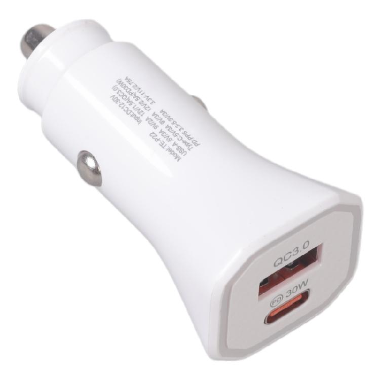 Portable 38W Double  USB Car Chargers Plastic Vehicle Chargers Simple Operate for Safe & Efficient Multiple Device Charg