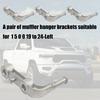 Rear Left Exhaust Muffler Bracket Assembly 68275662AB for 1500 2019-2024 Muffler Support Replacement Accessories