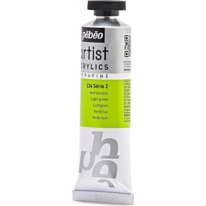 Paint - PEBEO - Veronese - 37 Ml - Blue with a Hint of Yellow - Satin Gloss Finish
