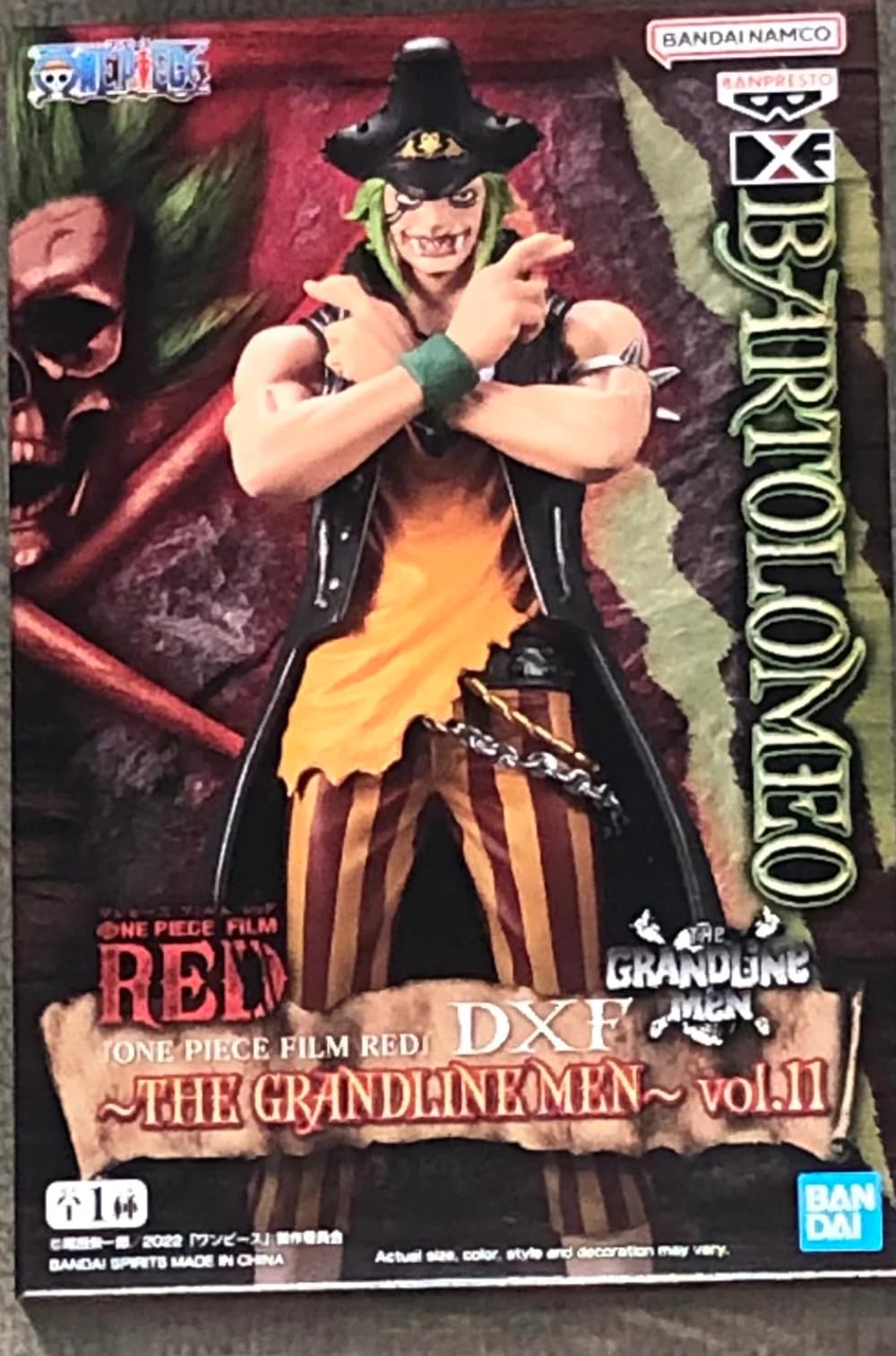 ONE PIECE FILM RED DXF THE GRANDLINE MEN Bartolomeo vol.11