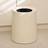 Elegant Lidless Trash Can with Pressure Ring for Home Use - Free Shipping