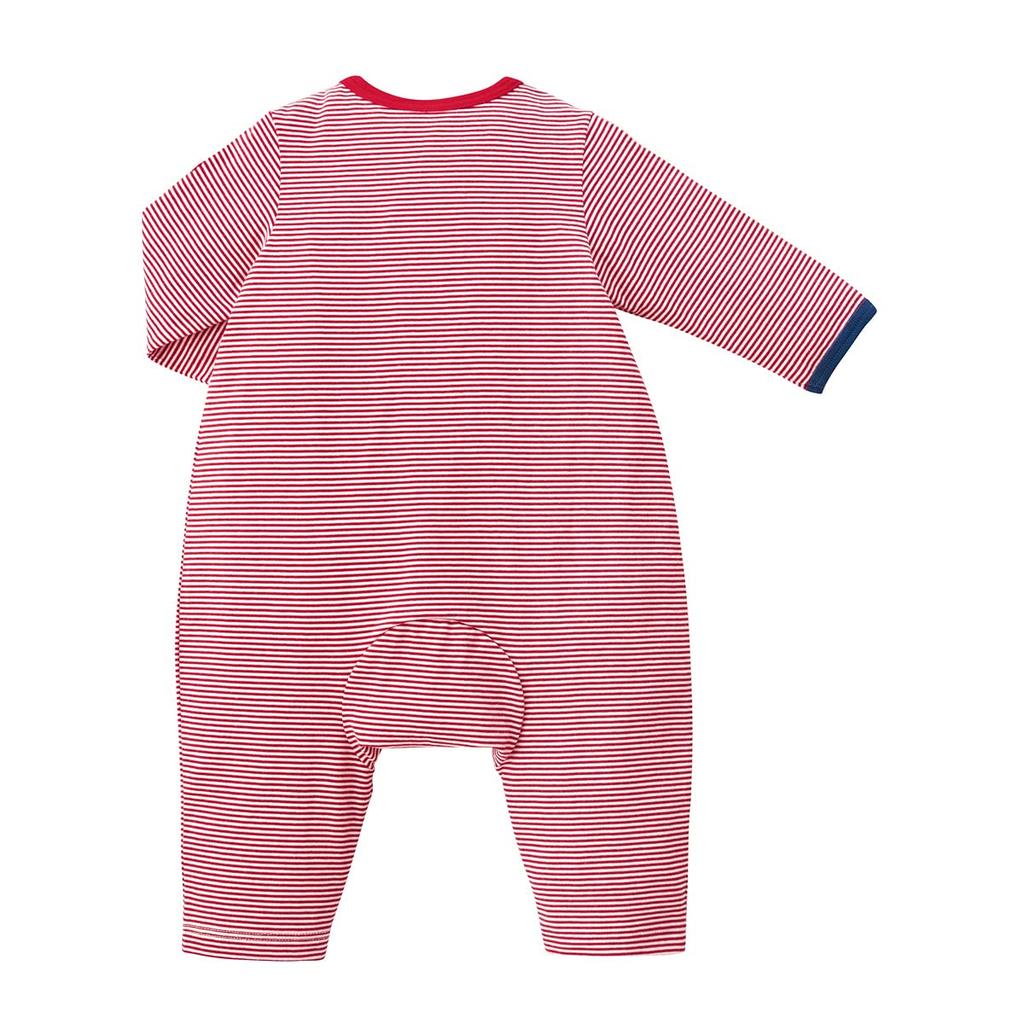 HOT Coveralls Rompers Baby Clothes for Boys and Girls 70cm Red [MIKIHOUSE BISCUITS] 70-1213-383