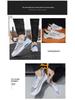 Men's Trendy 2025 White Breathable Mesh Sports Shoes - Summer Wear-Resistant Casual Sneakers