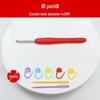 Crochet Hook Set with Soft Handle & Stainless Steel Needles for DIY Handmade Knitting