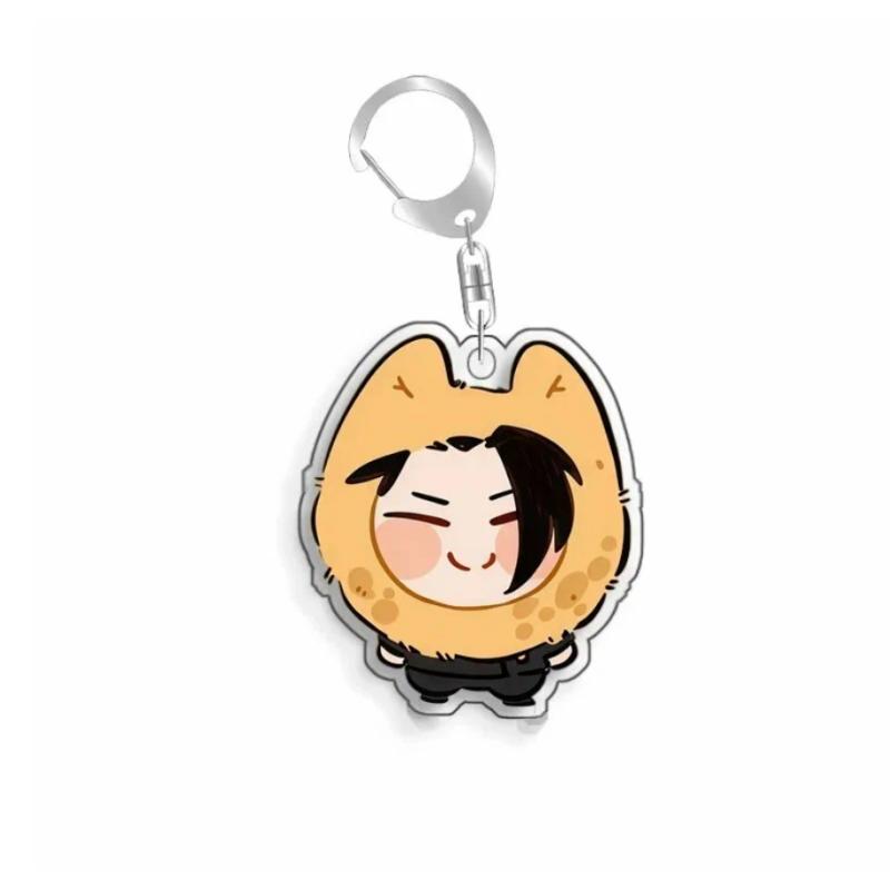 

Acrylic Key Buckle for Jjk Satoru Gojo Toge Inumaki Suguru Geto Maki Zenin Anime Cartoons Acrylic Key Ring Pendant Birthday Gift 1psc