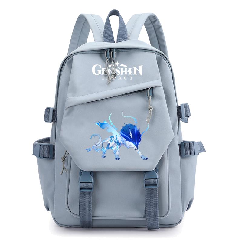 Anime Game Travel Backpack Printed Canvas Backpack for Boy Girl School Bag Students Women Large Capacity Bookbag Usb Charging Kids Gifts