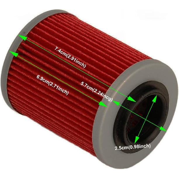 HIFROM Oil Filter Replacement for HF152 KN152 Can-am Commander Bombardier Outlander Max 330 400 650 800 500 1000 DS650 DS650X Baja Aprilia Rsv Mille