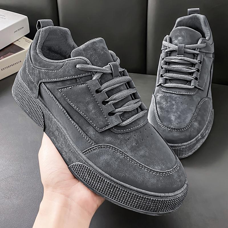 Herren Freizeitschuhe Neu Übergröße Mode Sportschuhe mit dicker Sohle Herren Sneaker Outdoor Laufen Punk Schuhe Herren Slipper