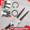 LEONTOOL Snap Ring Long 3mm Jaw Tip 325mm Total Straight for Dedicated Tool for Installing and Removing Snap Rings Pliers, Straight, Type, Diameter,