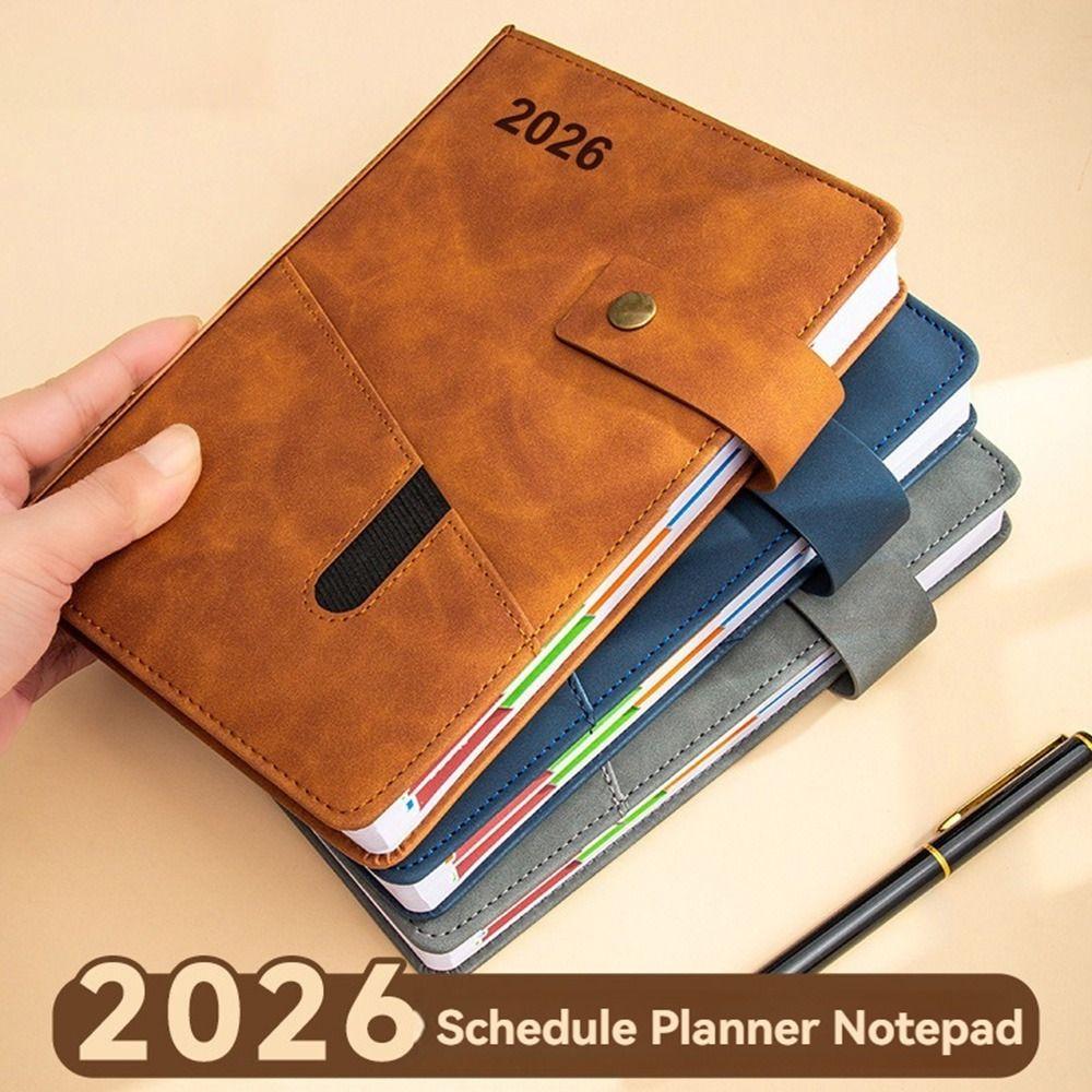 English 2026 Schedule Planner Notepad 12 Months To-do List Notebook  Business