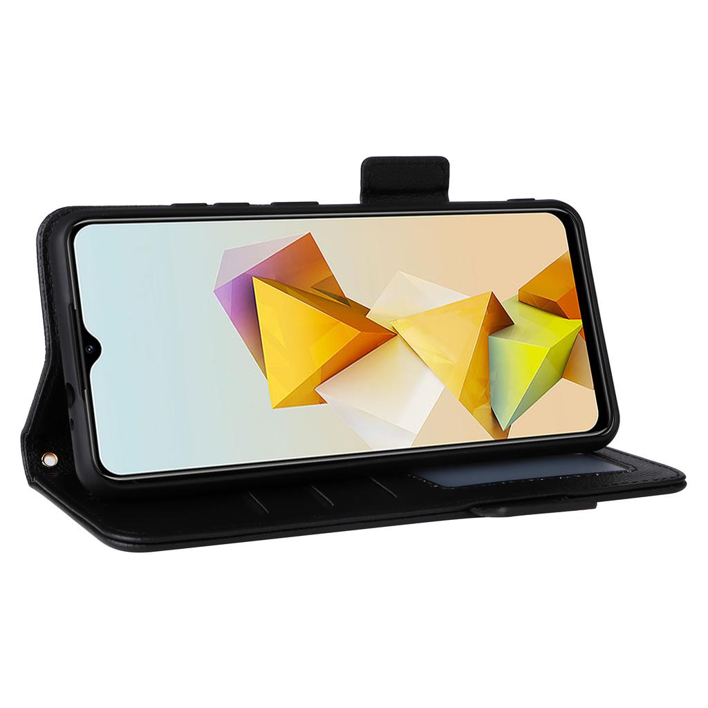 Für ZTE Blade A73 Pro 5G/A73 5G/Optus X Pro 5G Flip Wallet Lederhülle mit Kartenfach Handyhülle