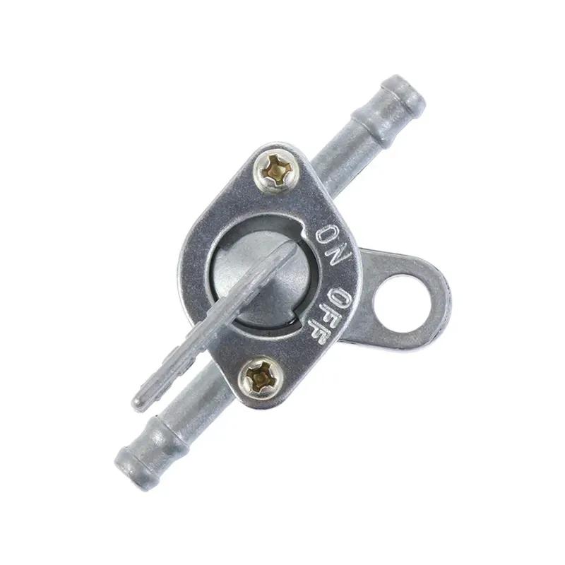 2pc Universal Motorcycle Scooter SUV Inline Petrol Fuel Tap on-Off Switch Motobike for 90cc 110cc 120cc 125cc 140c