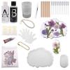 DIY Dried Flower Coaster Kit: Embossed Glue Gift Set for Teacher's Day