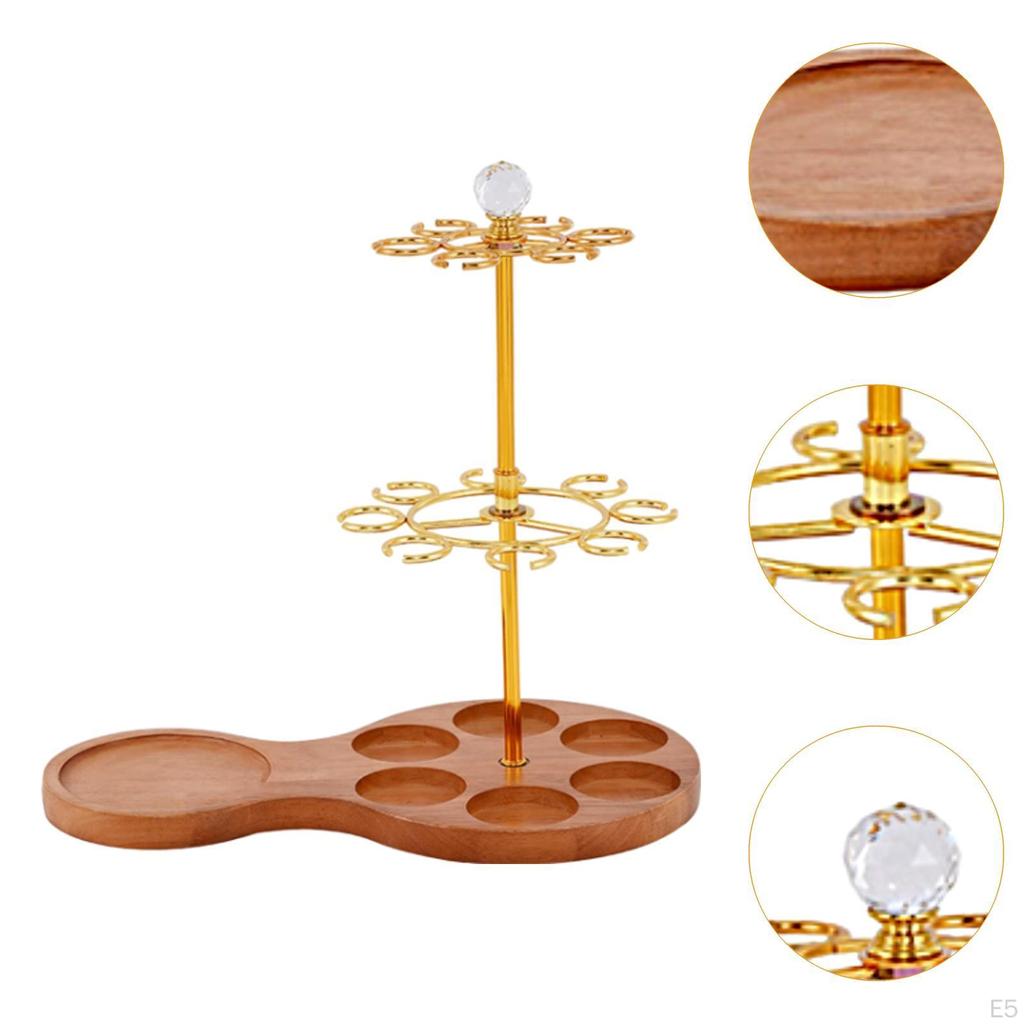 Champagne Flute Glass Holder Stand Table Mount Wine Multipurpose