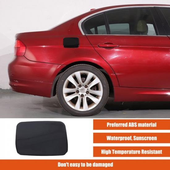 Glossy Black Fuel Tank Cover Gas Trim Sticker For BMW 3 Series E90 E91 E92 05-12