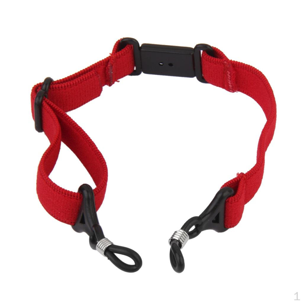 

Elastic Eyeglasses Holder Nylon Cord Glasses Eyewear Neck Sports Strap Red