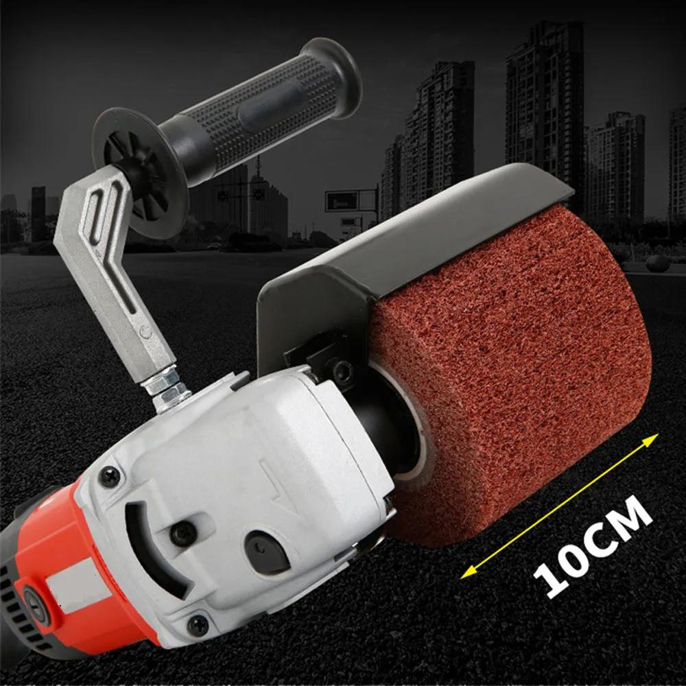 Handheld Metal Burnishing Machine 1400W 220V Electric Sander Polisher Wire Drawing Machine for Wood Stainless Steel Polishing
