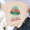 Jellyfish Tee Women Harajuku Streetwear Manga T-shirts Girl Funny Japanese Clothing