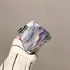 Fashion Colorful Marble Tempered Glass Electroplated Phone Case For iPhone 17 16 15 14 13 12 11 Pro Max Plus 16E 17 Air Cover