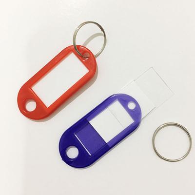 Hotels Luggage ID Tags Gifts Labels 10 Colors Plastic Key Fobs Key Ring 10pc  Unique