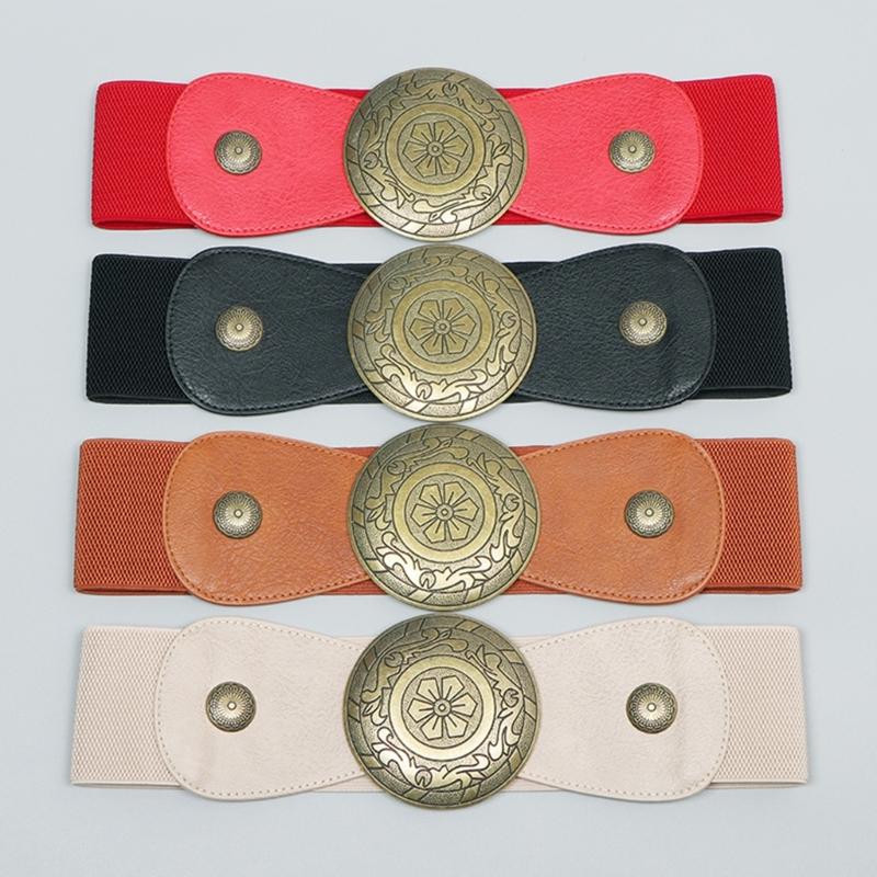 Erwachsener Elastischer Ösen-Design Taillengürtel Verstellbarer Übertriebener Persönlichkeits-Taillengürtel für Männer Jugendliche Mantel Jeans