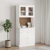 Sideboard Top Unit ALTA White 77 X 30 X 92 Cm Solid Pine Wood