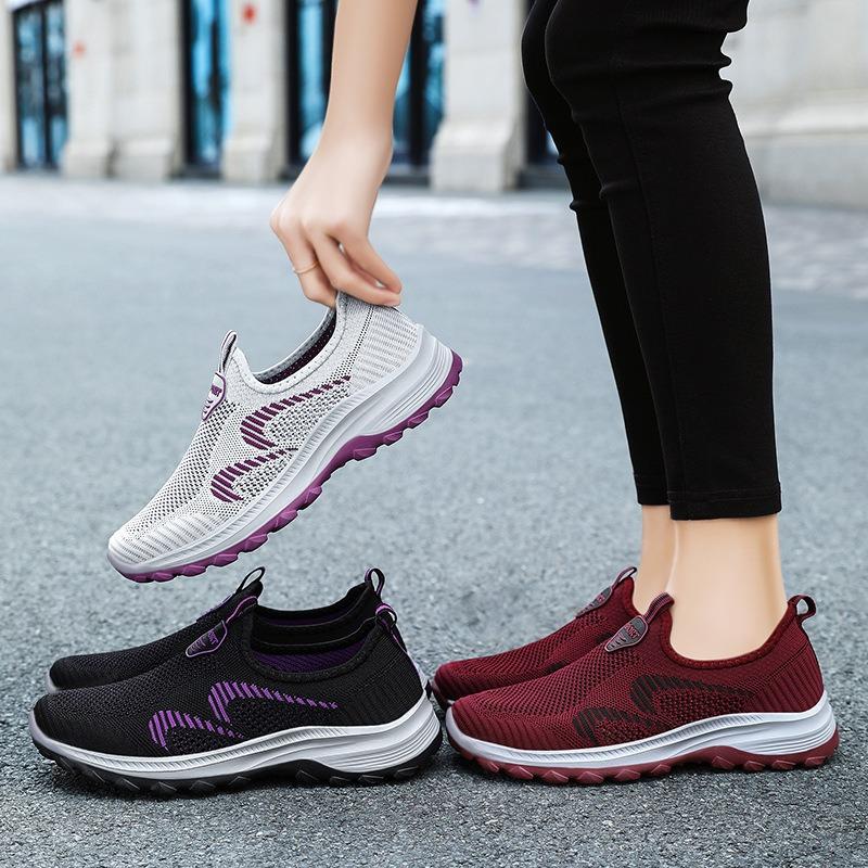 Stepping shoes women's summer new women's shoes breathable casual sports shoes couple sports shoes