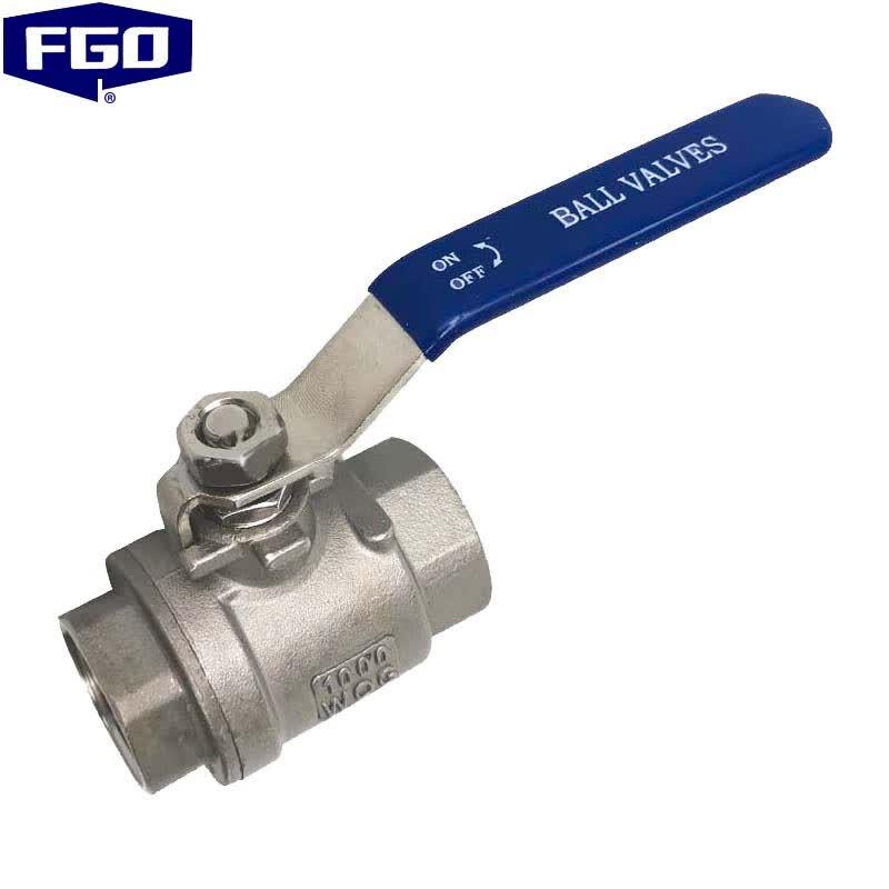 FGO Stainless Steel Two-Piece Ball Valve