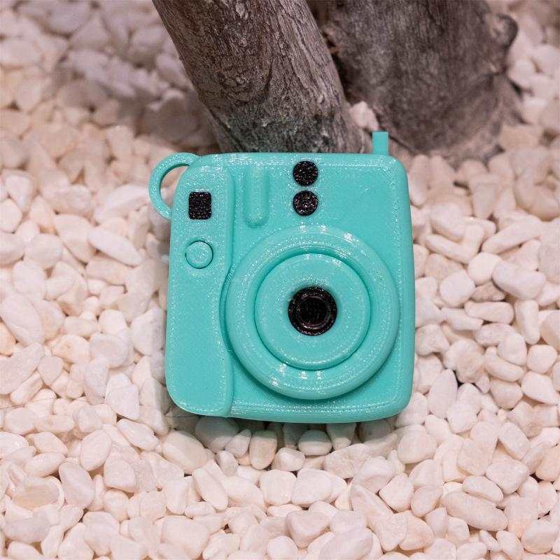 Holds Photos Camera Keychain Mini 1-Inch Photos Key Ring Decorative Pendant Decorative Lightweight Stress Relief Keychain Gift