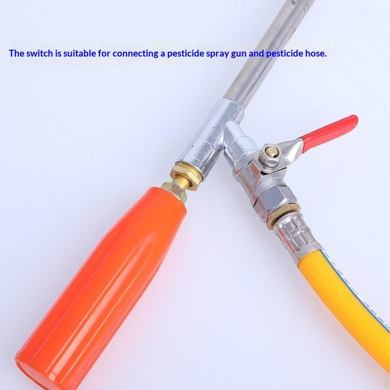 Heavy Duty Brass Steel Ball Valve Leakproof Non Slip Handle Gas Water Fitting For Garden Irrigation Agricultural Spraying Hoses