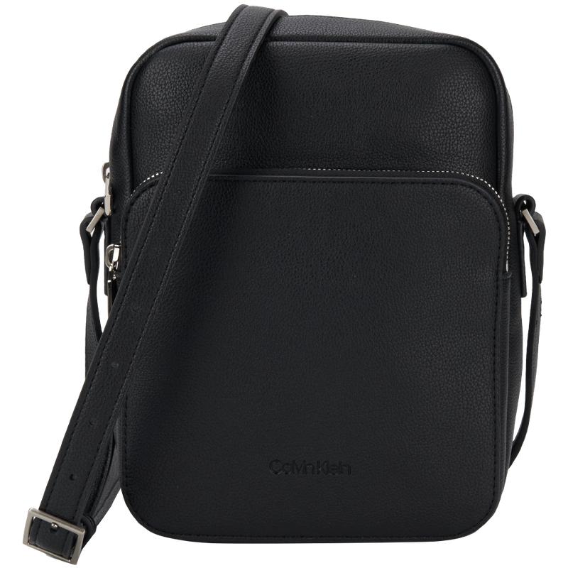 

Calvin Klein Casual Commuter Portable Synthetic Material Shoulder Crossbody Bag Men Bags Space-Black 4D3076G-UB1 Basic Set (Bag)