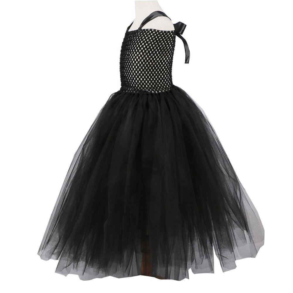 Black Mesh Cosplay Dress Black Tulle Black Mesh Princess Dress Evil Queen Outfit All Saint's Day