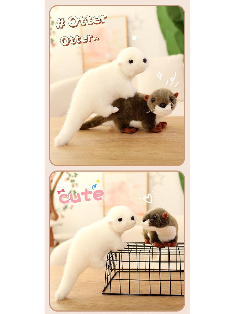 Adorable Otter Plush Toy - Zoo & Aquarium Souvenir