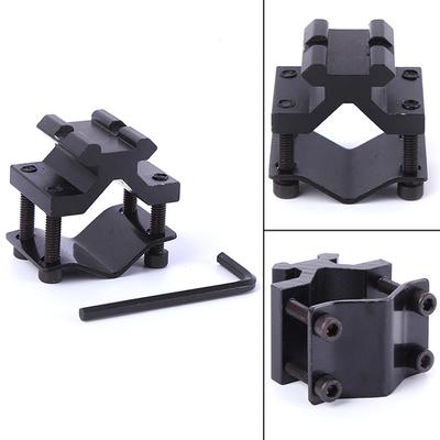 Adaptateur de montage tactique universel réglable de 20 mm pour rail de visée, lampe de poche, laser