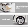 Vellfire MPV-Druckgussauto-Modellspielzeug im Maßstab 1:24, zurückziehbares Spielzeugfahrzeug mit Ton und Licht für Kinder, Kleinkinder, Jungen und Mädchen, Geschenkkollektion