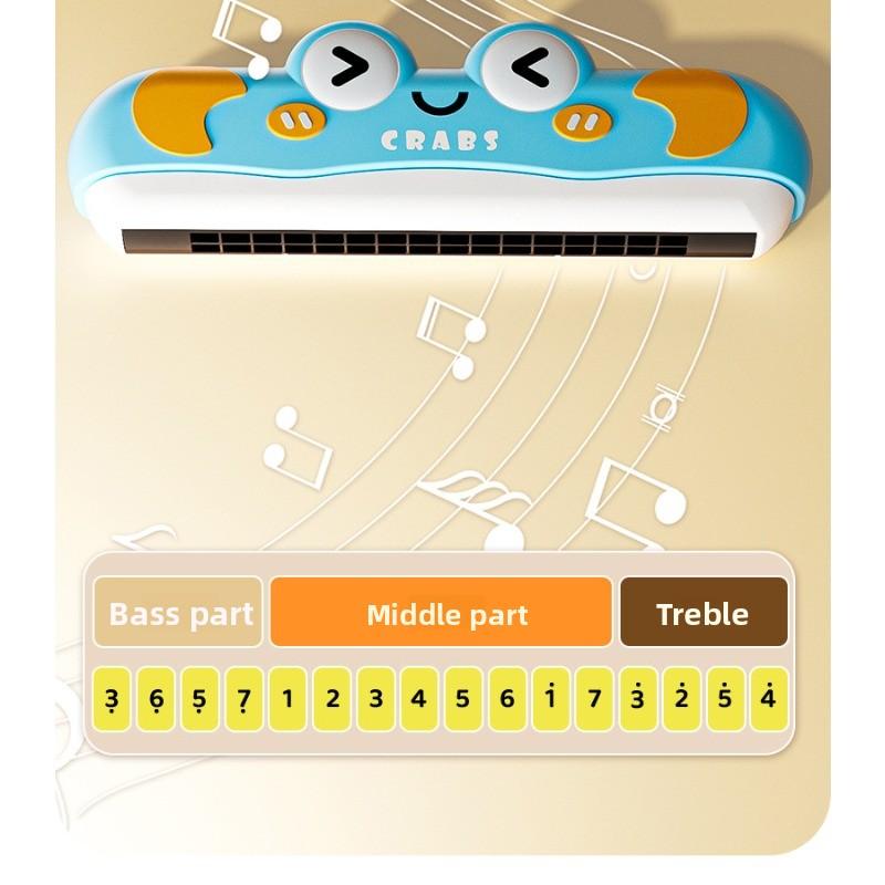Educational Children's Infant Harmonica Musical Instrument That Can Be Blown Toy Beginner-level for Toddler Learning Games