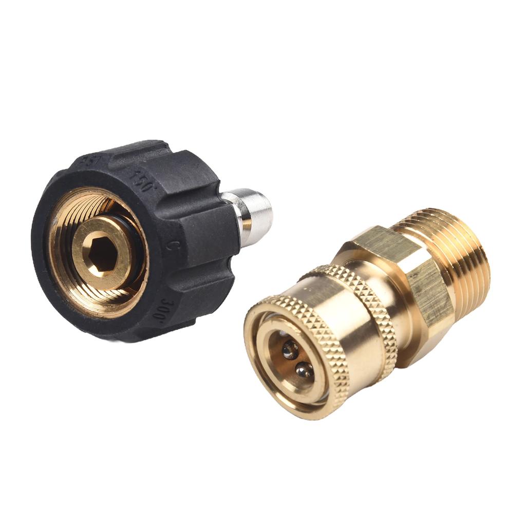 Brand New Washer Adapter Pressure Washer Adapter Practical Accessory For Spray Tool Quick Connect To 1/4“ 3/8“