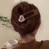 Korea Dongdaemun Jelly Large Love Letter Hairpin Versatile Duckbill Clip Lazy Temperament Hair Accessories