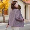 Autumn and Winter New Temperament Top Short Thickened Fragrant Woolen Coat Autumn and Winter