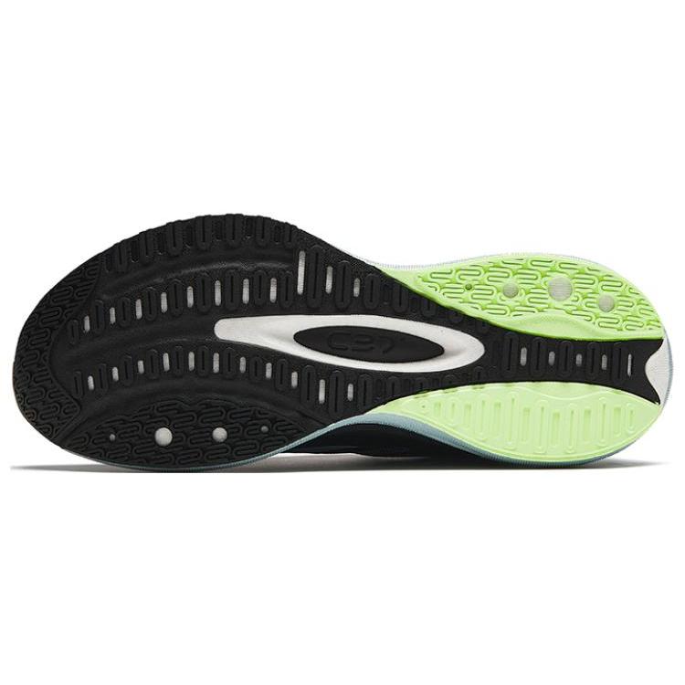 New Anta C37 Series Cushioning Wear Resistant Low Top Running Shoes Men's Black Blue 912345538-1