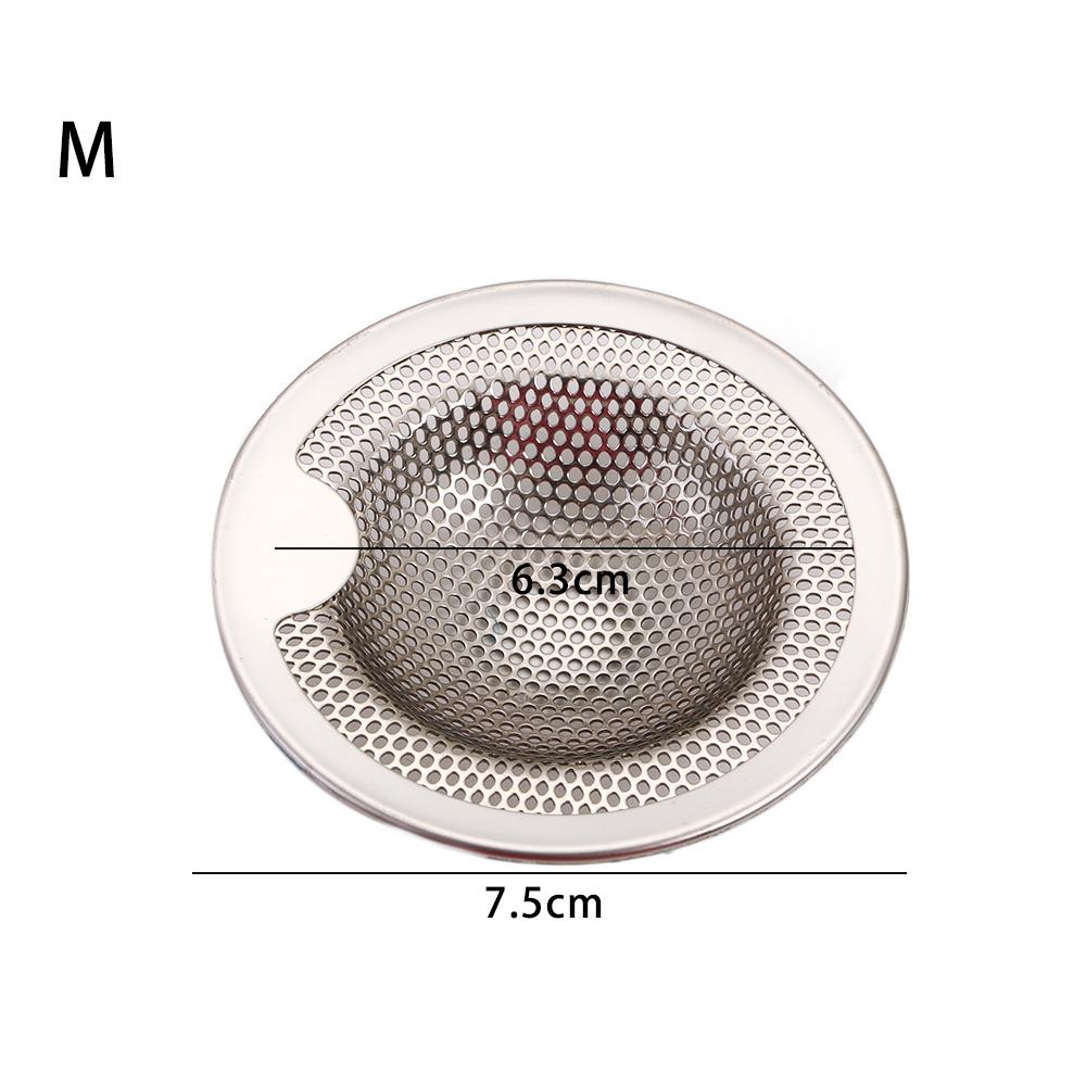 1Pcs 3 Size Stainless Steel Sink Strainer Drain Hole Filter Mesh Trap Bathtub Shower Waste Stopper Drainage For Kitchen
