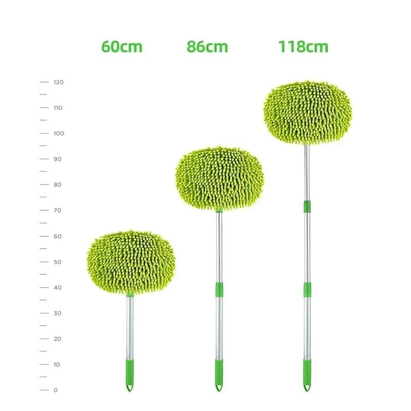 Detachable Flow Through Car Washing Mop Microfiber Washing Mop Fro Floor /car Amagi